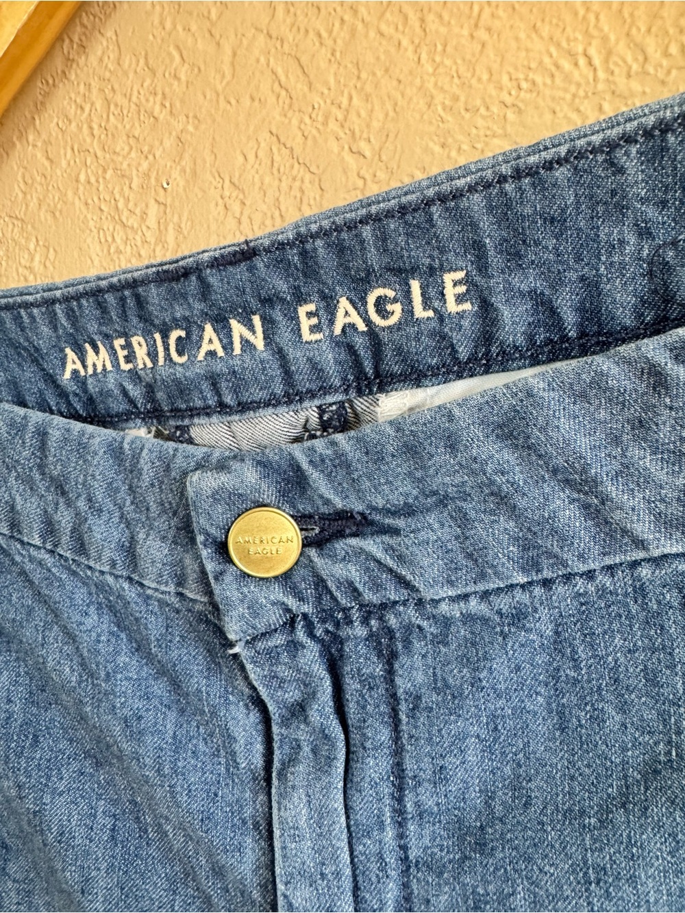 American Eagle Baggy Wide-Leg Trouser Jeans | Size 14 Short - Picture 13 of 15